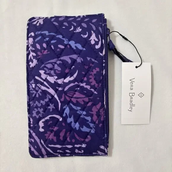 Vera Bradley Paisley Amethyst Ultimate ID Card Case NWT - Picture 4 of 4